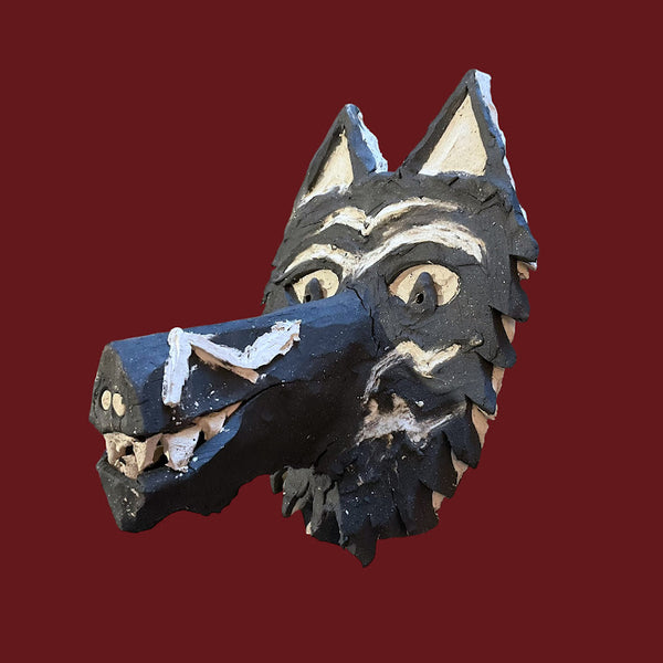 Wolf Mask - Michael Arpino Ceramics