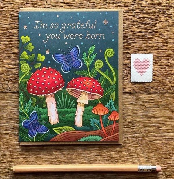 So Grateful Mushrooms - Noteworthy Paper Cards