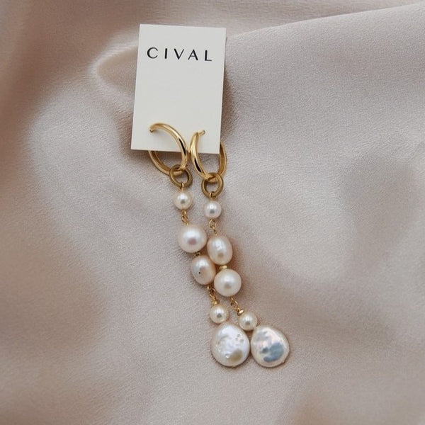 Lindsay Pearl Earrings - CIVAL Collective