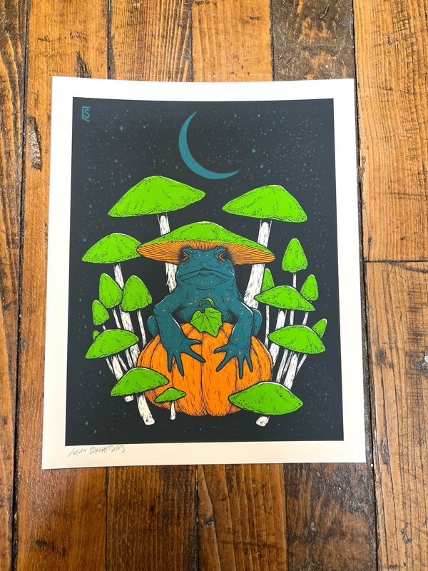 Night Toad Print