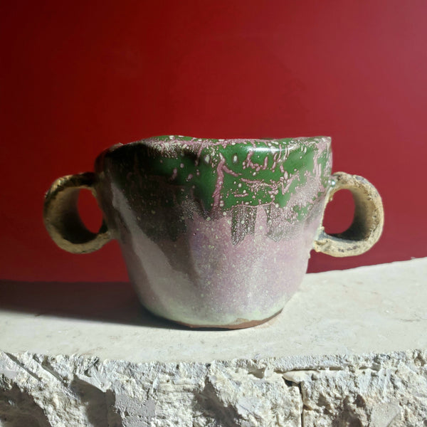Mossy Chalice Planter - Michael Arpino Ceramics