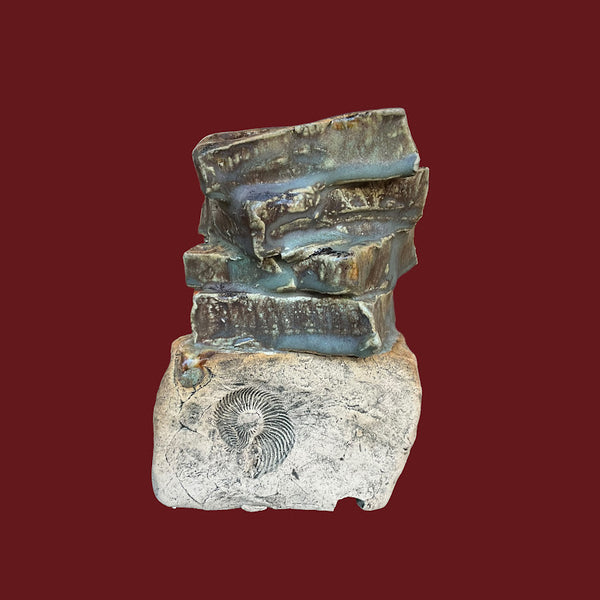 Fossil Cairn Planter - Michael Arpino Ceramics