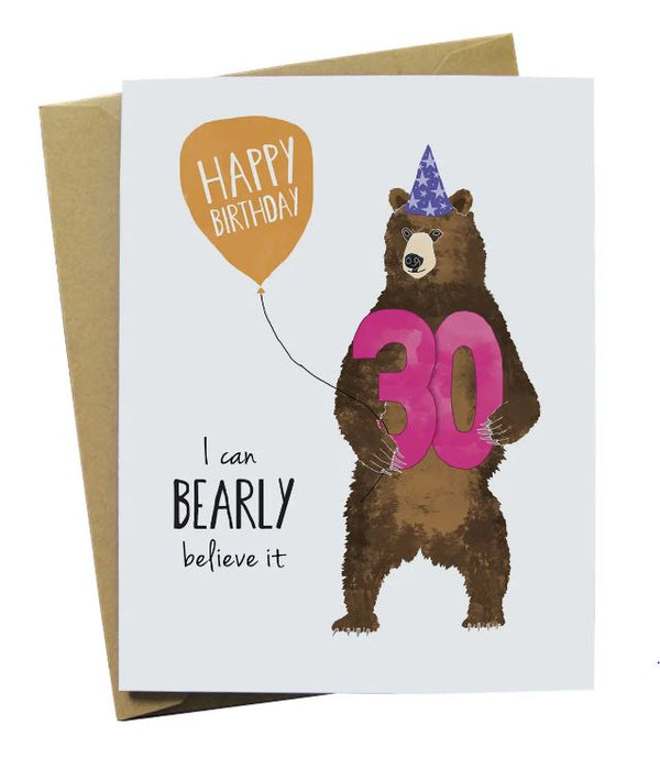 Milestone Bear 30 - Birthday