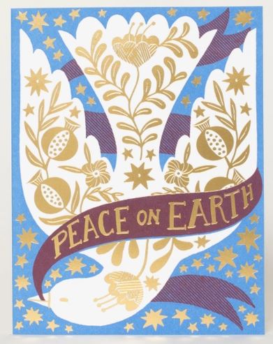 Wishing Peace Decorative Dove Card