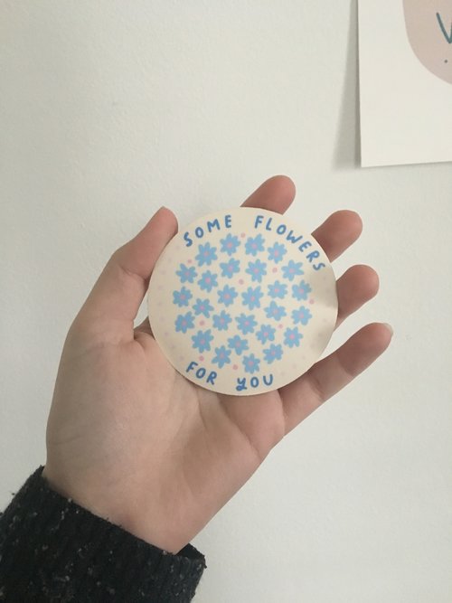 Flowers For You Sticker