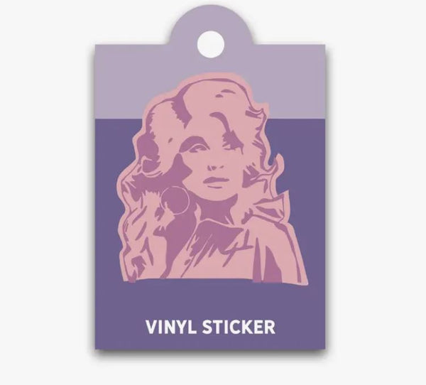 Dolly Sticker - Pink and Purple