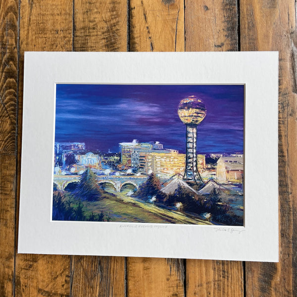 Knoxville Evening Skyline - Mike Berry Print (5x8)