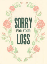 Sorry For Your Loss - Sympathy
