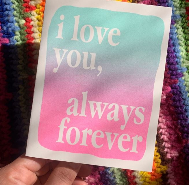 I Love You, Always Forever Card