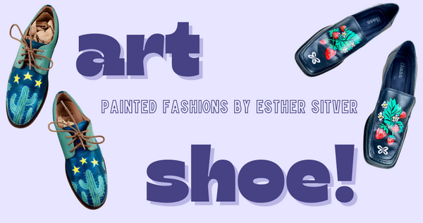 Art Shoe 👠 Painted Fashions by Esther Sitver