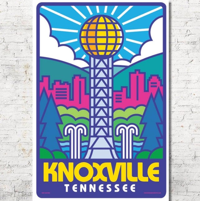 Knoxville Skyline Print