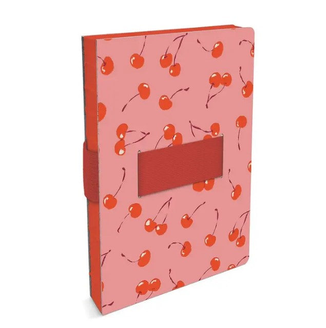 Fresh Picked Cherries Notebook With Phone Loop