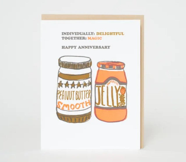 PB&J Anniversary Card