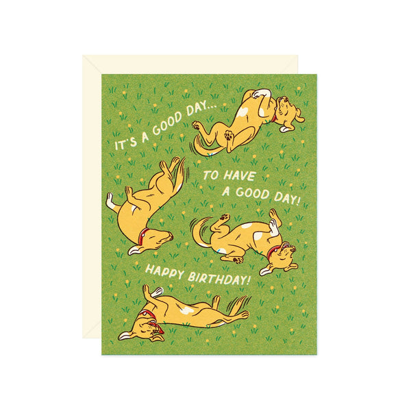 Happy Dog Birthday Card