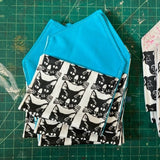 Kitty Block Printed Wallet