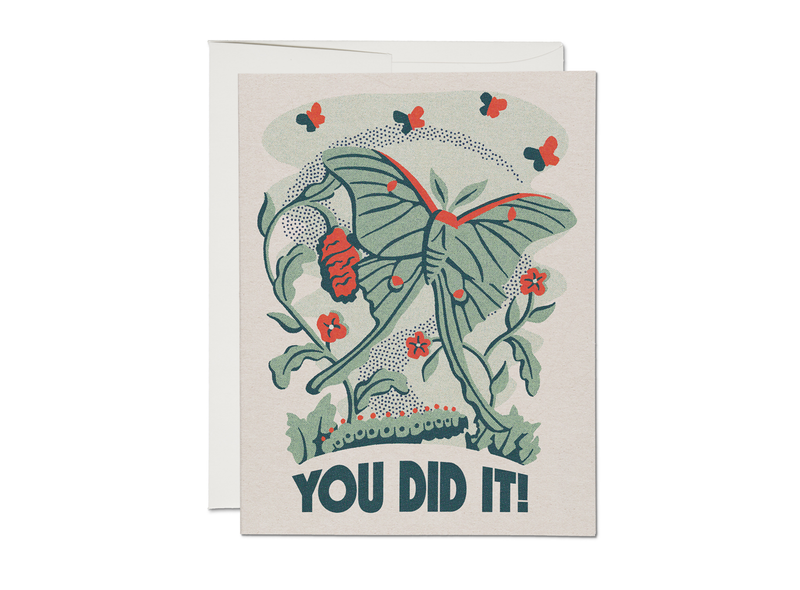 Congrats - Wings greeting card