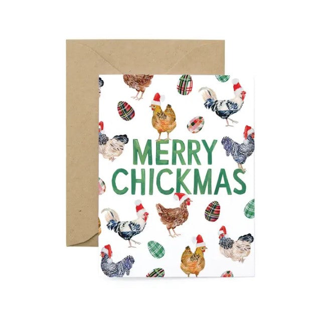 Merry Chickmas Card: Christmas