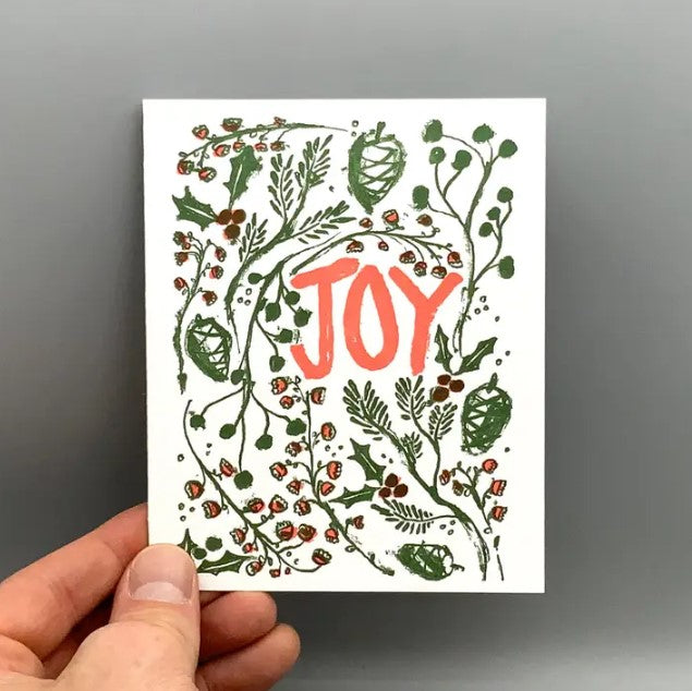 Joy Floral Card