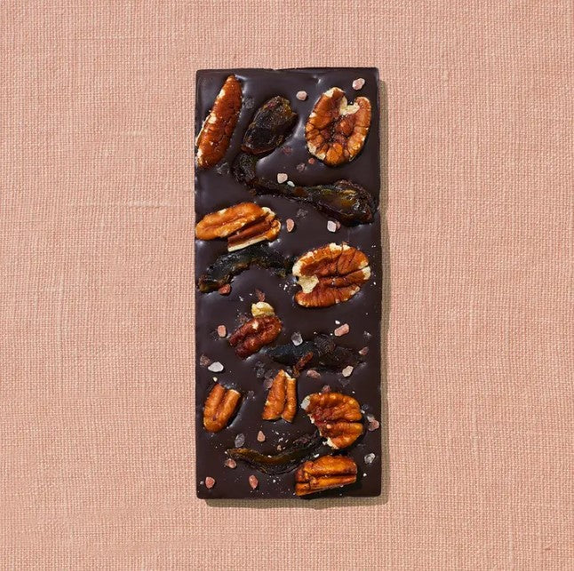 Pecan Date-Sweetened Dark Chocolate