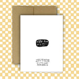 NAUGHTY BIRTHDAY Greeting Card