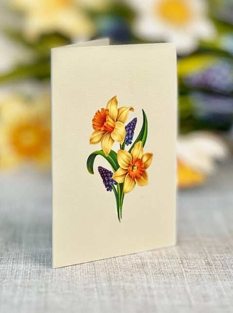 Fresh Cut Paper Flowers - Mini English Daffodil