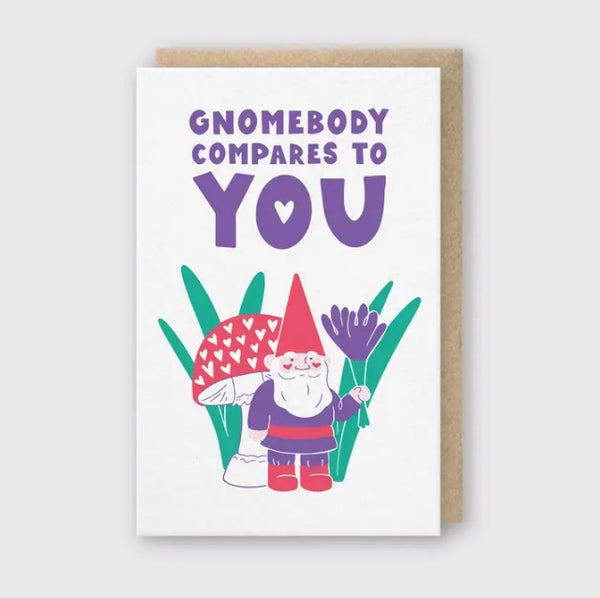 Gnomebody Compares Card