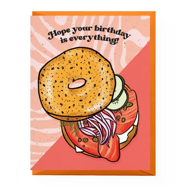 Everything Bagel Card: Birthday