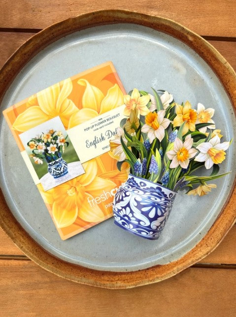 Fresh Cut Paper Flowers - Mini English Daffodil