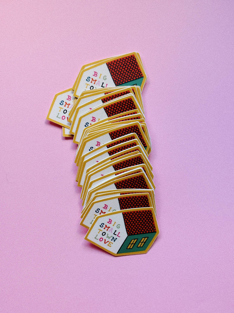 Small Town Love Sticker