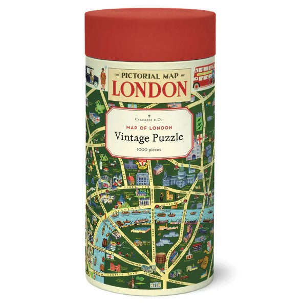 Map of London - 1000 Piece Puzzle