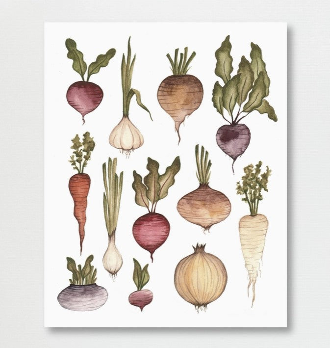 Root Veggies Print