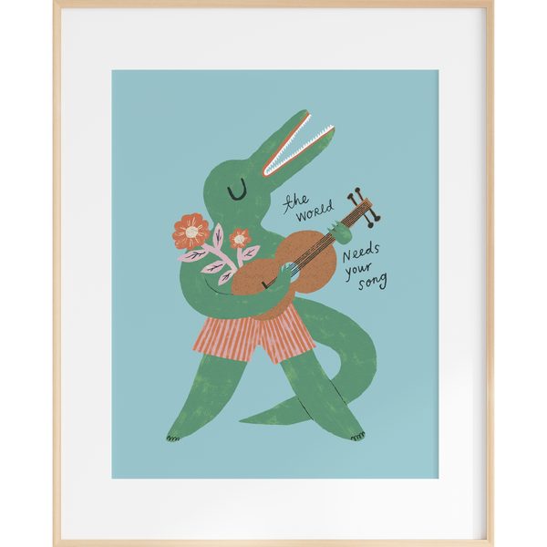 Gator Song | 8x10 Art Print