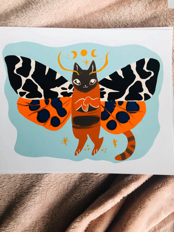 Garden tiger moth 8x10 high quality matte print