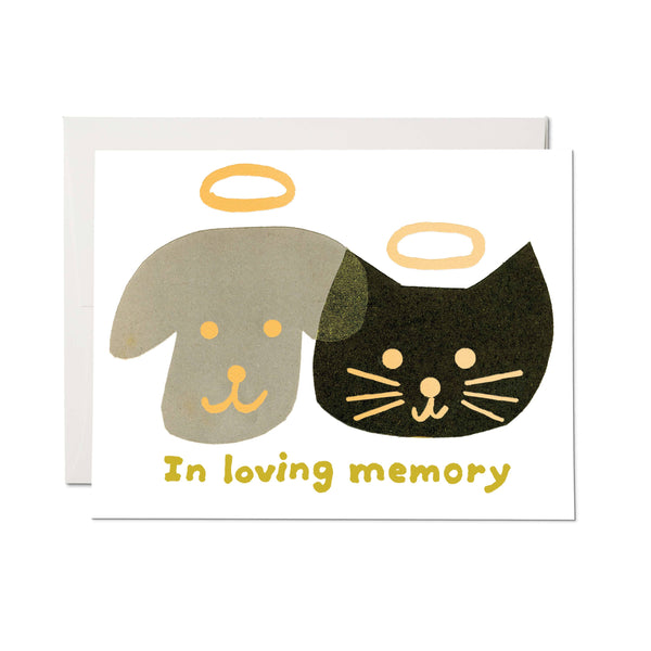 Halo Pets greeting card