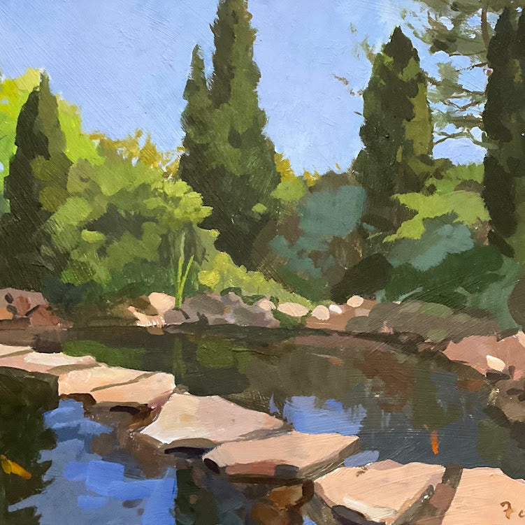 Koi Pond, Baxter Gardens - Robert Felker