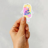 La Croix Girl Sticker