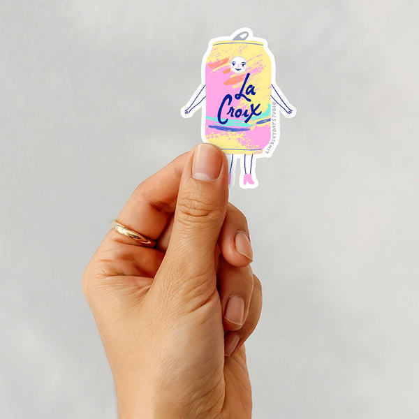 La Croix Girl Sticker