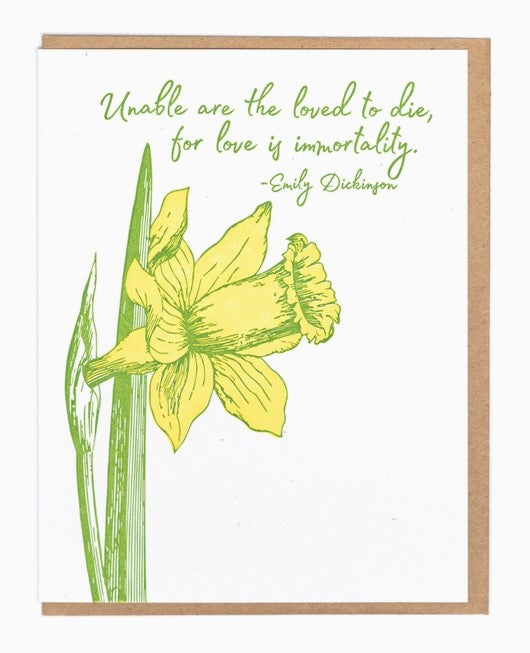 Immortality Flower Card