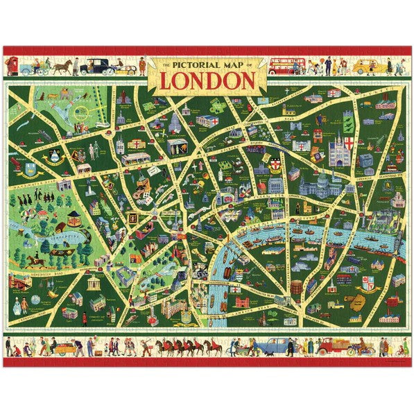 Map of London - 1000 Piece Puzzle