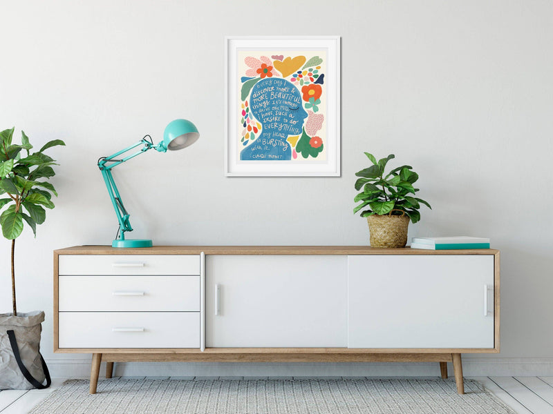 Monet Quote Art Print