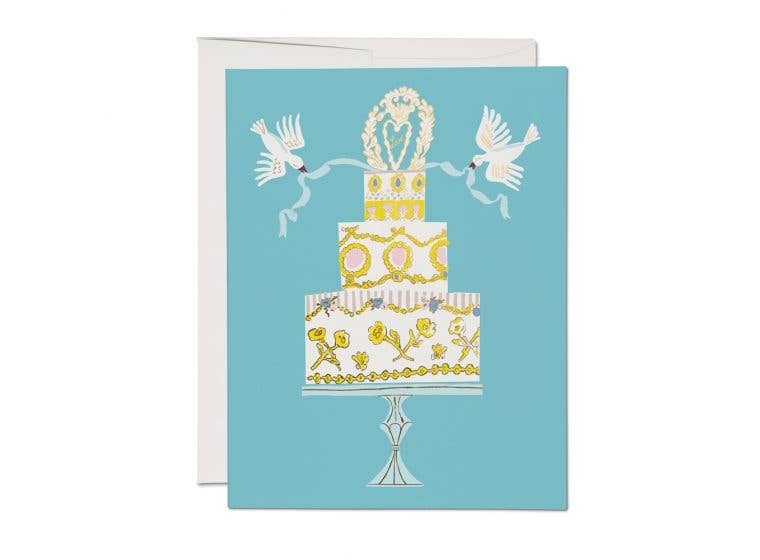 Wedding - Love Cake greeting card