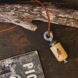 Bird Call Necklace - Natural Wood
