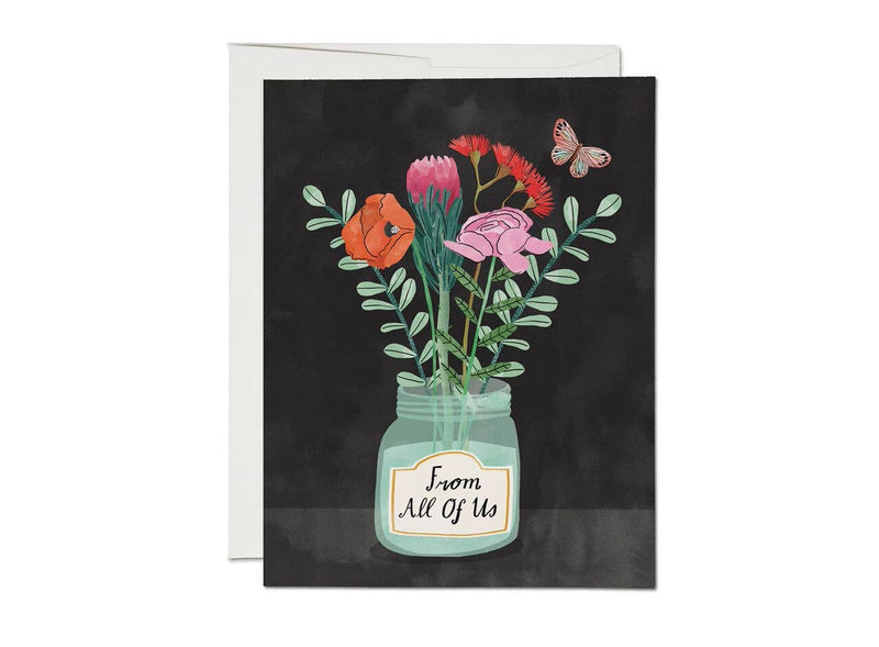 Love - Flowers from Us greeting card