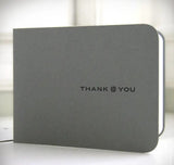 Slate Grey Thank You Cards - Boxed Set of 6