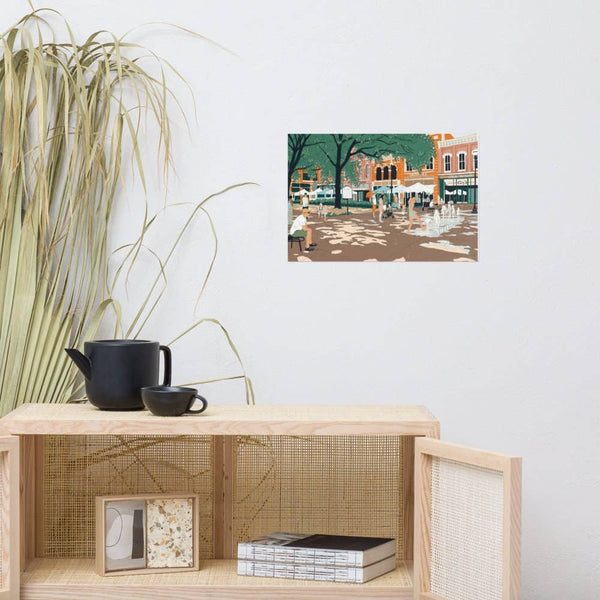 Knoxville Market Square Print