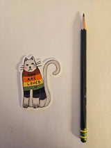Cat Rainbow Love Sticker