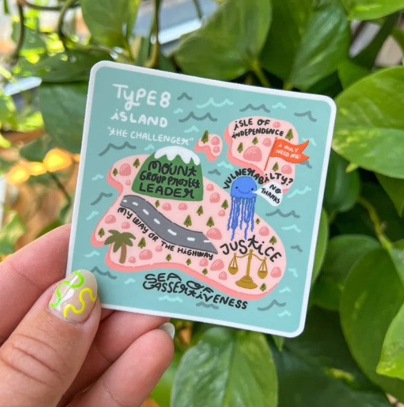 Enneagram #8 Sticker