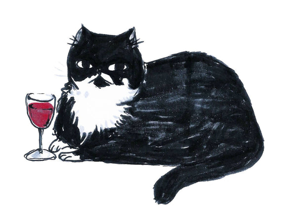 Print - "Pepper with a Fine Bordeaux" - 8 x 6