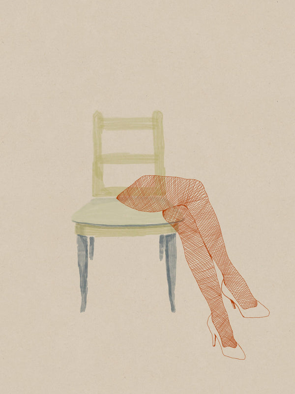 Chair and Legs Print - 5 x 7