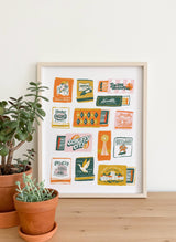 Knoxville Matchbook Art Print